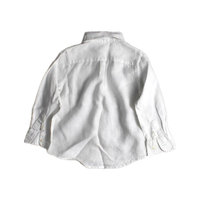 A White Long Sleeve Shirts from Janie & Jack in size 2T for boy. (Back View)