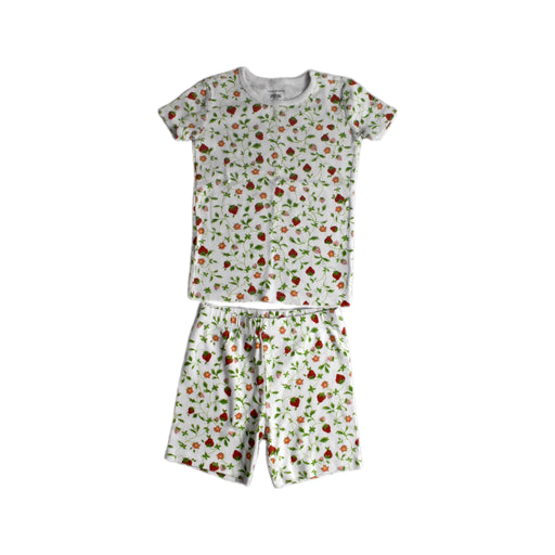 A White Pyjama Sets from Janie & Jack in size 6T for girl. (Front View)