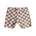 A Brown Active Shorts from Seed in size 5T for girl. (Back View)