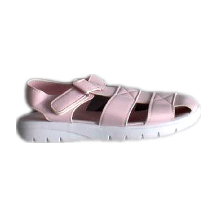 A Pink Sandals from Nautica in size 6T for girl. (Front View)