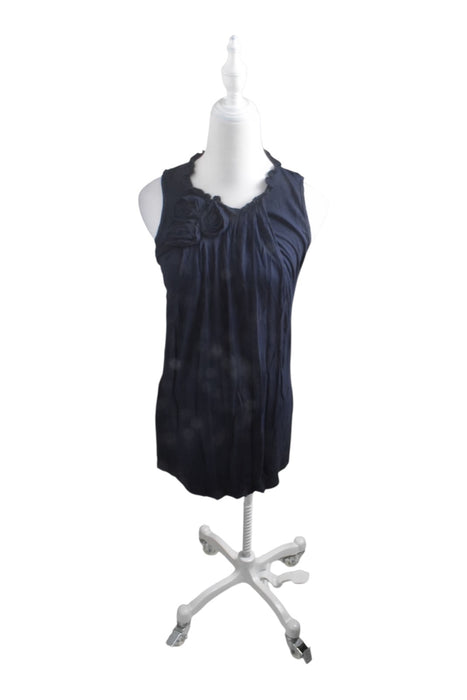 A Navy Sleeveless Tops from Annee Matthew in size Maternity-S for maternity. (Front View)