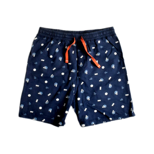 A Navy Shorts from PONEY in size 11Y for boy. (Front View)