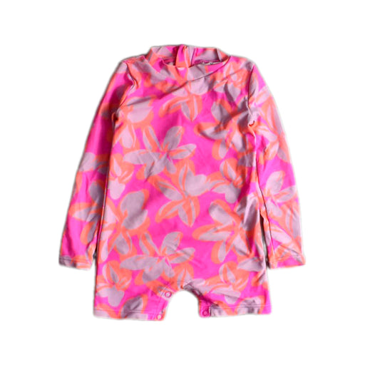 A Pink Rash Guards from Snapper Rock in size 0-3M for girl. (Front View)