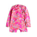 A Pink Rash Guards from Snapper Rock in size 0-3M for girl. (Front View)