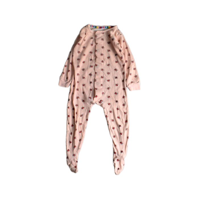 A Pink Onesies from Magnetic Me in size 18-24M for girl. (Front View)