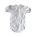 A White Short Sleeve Bodysuits from The Beaufort Bonnet Company in size 18-24M for girl. (Back View)