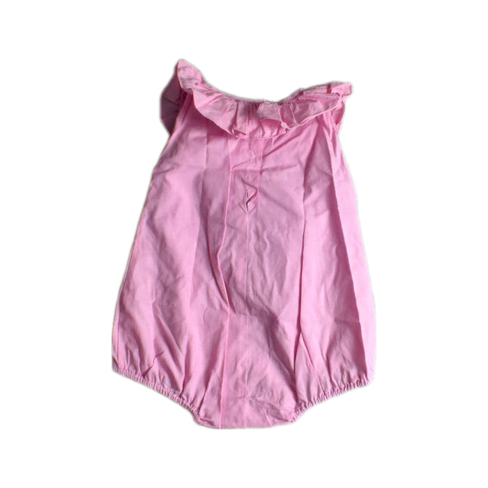 A Pink Short Sleeve Bodysuits from Sea Apple in size 12-18M for girl. (Back View)