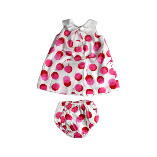 A Pink Dress Sets from Jacadi in size 12-18M for girl. (Front View)