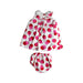 A Pink Dress Sets from Jacadi in size 12-18M for girl. (Back View)
