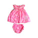 A Pink Dress Sets from Lilly Pulitzer in size 3-6M for girl. (Front View)