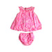 A Pink Dress Sets from Lilly Pulitzer in size 3-6M for girl. (Back View)