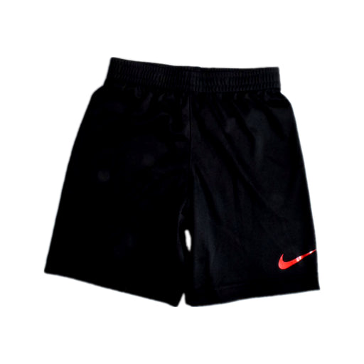 A Black Shorts from Nike in size 6T for boy. (Front View)