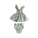 A Green Skirt Sets from Hill House in size 12-18M for girl. (Front View)
