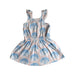 A Blue Sleeveless Dresses from Mothercare in size 18-24M for girl. (Front View)