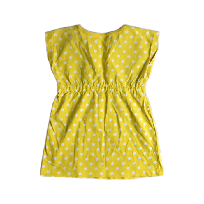 A Yellow Sleeveless Dresses from Hanna Andersson in size 12-18M for girl. (Back View)
