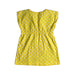 A Yellow Sleeveless Dresses from Hanna Andersson in size 12-18M for girl. (Back View)