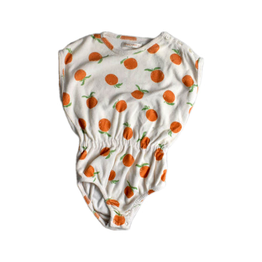 A Orange Sleeveless Bodysuits from Gingersnaps in size 2T for girl. (Front View)