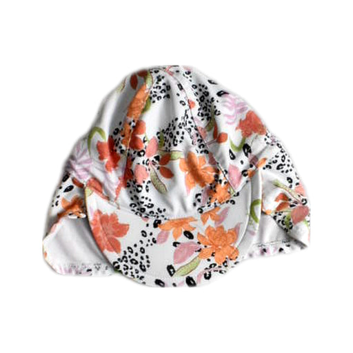 A White Sun Hats from Millymook in size 12-18M for girl. (Front View)