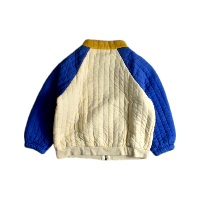 A Blue Puffer/Quilted Jackets from Bobo Choses in size 2T for boy. (Back View)