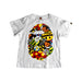 A White Short Sleeve T Shirts from Bape by A Bathing Ape in size 2T for boy. (Front View)