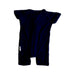 A Navy Short Sleeve Rompers from Raph and Remy in size 0-3M for boy. (Back View)