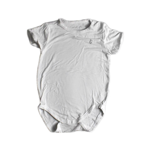 A White Short Sleeve Bodysuits from Raph and Remy in size 18-24M for boy. (Front View)