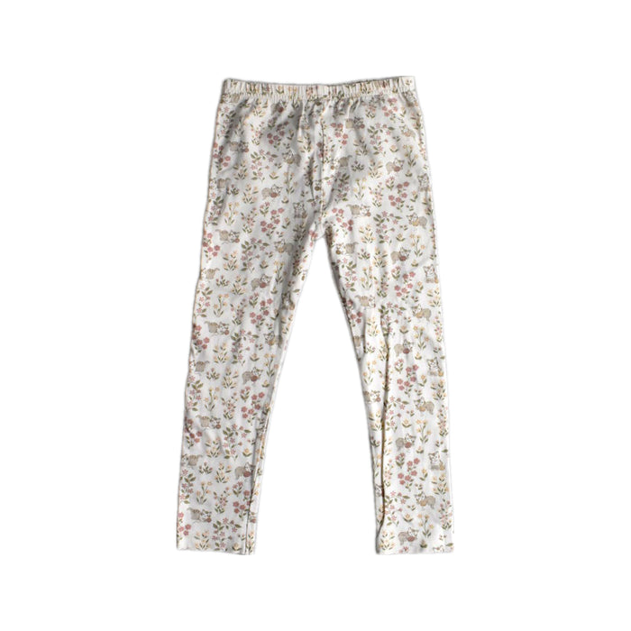 A White Leggings from Jamie Kay in size 5T for girl. (Front View)