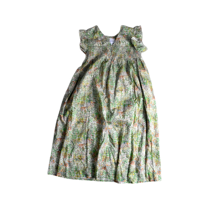 A Multicolour Sleeveless Dresses from Bochechas in size 14Y for girl. (Front View)