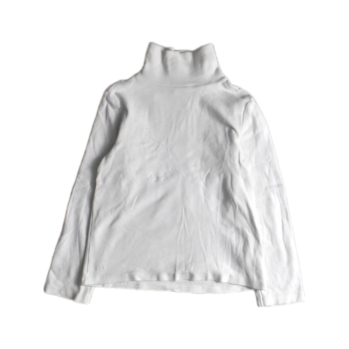 A White Long Sleeve Tops from Château de Sable in size 6T for girl. (Front View)