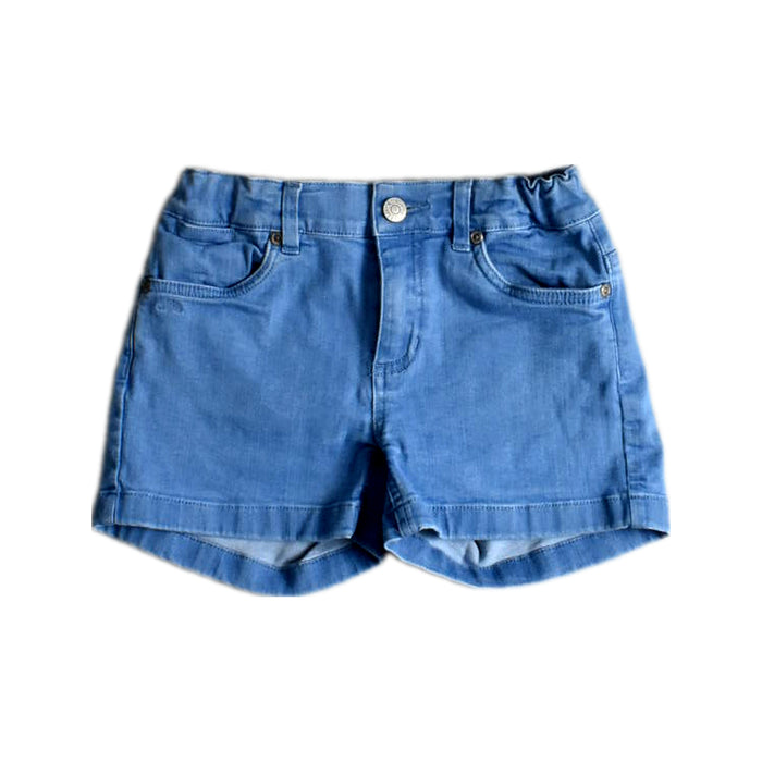 A Blue Shorts from Château de Sable in size 8Y for girl. (Front View)