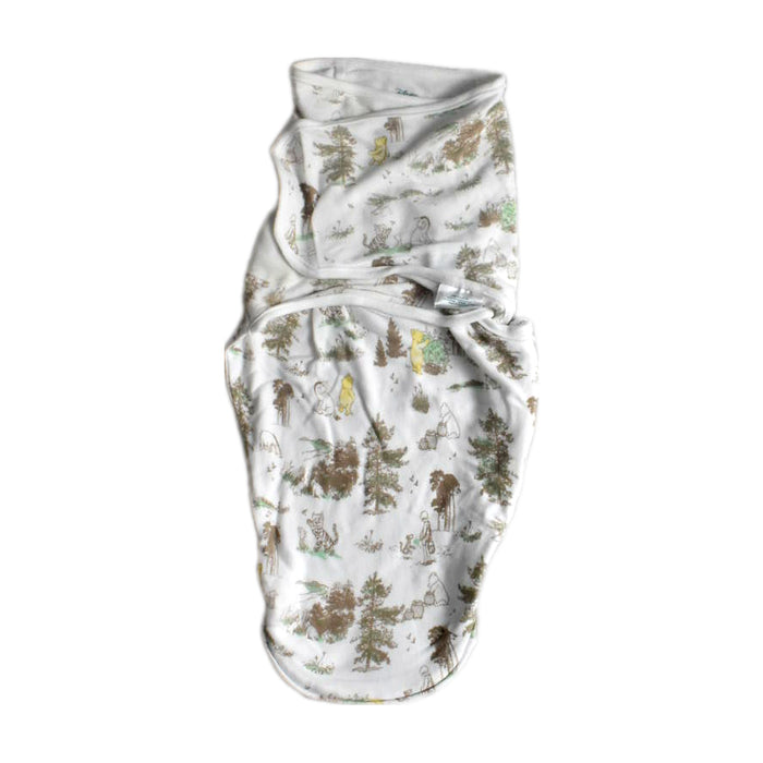 A White Swaddles from Aden & Anais in size 0-3M for neutral. (Front View)