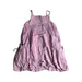 A Pink Sleeveless Dresses from Our Mini Nature in size 2T for girl. (Back View)