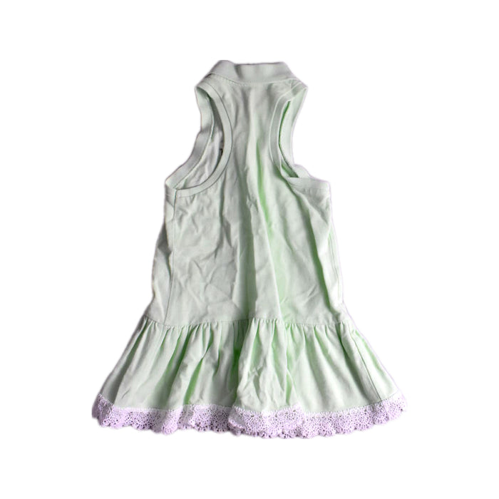 A White Sleeveless Dresses from Polo Ralph Lauren in size 3T for girl. (Back View)
