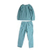 A Teal Pyjama Sets from Raph and Remy in size 3T for boy. (Back View)