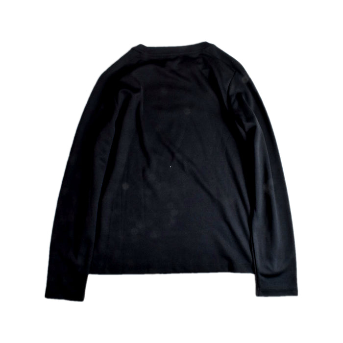 A Black Long Sleeve T Shirts from Nike in size 14Y for boy. (Back View)