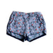 A Blue Shorts from Gingersnaps in size 3-6M for girl. (Front View)