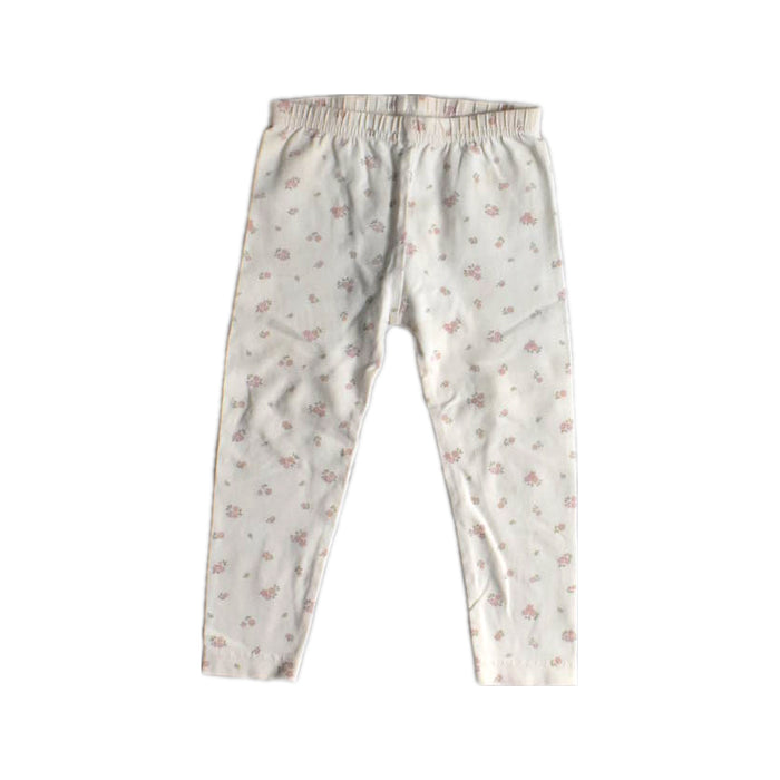A White Leggings from Jamie Kay in size 6-12M for girl. (Front View)