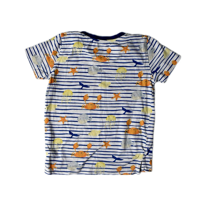 A Blue Short Sleeve T Shirts from Mothercare in size 3T for boy. (Back View)