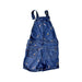 A Blue Overall Shorts from Du Pareil au même in size 6T for girl. (Back View)