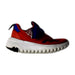 A Red Slip Ons from Adidas in size 5T for boy. (Front View)