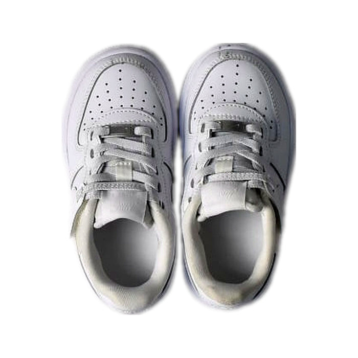 A White Sneakers from Nike in size 4T for neutral. (Back View)
