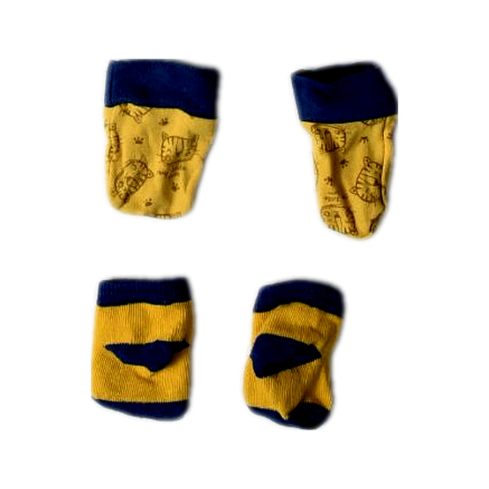 A Yellow Beanies from Shears in size O/S for neutral. (Back View)