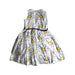 A White Sleeveless Dresses from Monnalisa in size 6T for girl. (Back View)