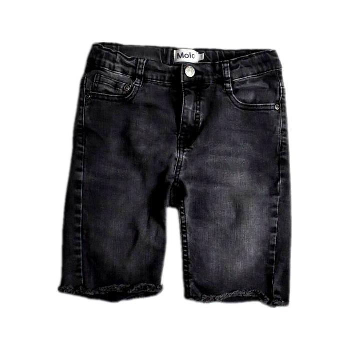 A Black Shorts from Molo in size 10Y for boy. (Front View)