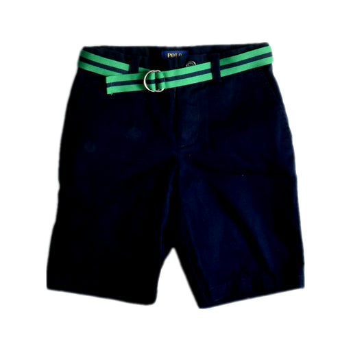 A Navy Shorts from Polo Ralph Lauren in size 6T for boy. (Front View)