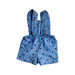 A Blue Overall Shorts from Bout'Chou in size 12-18M for girl. (Back View)