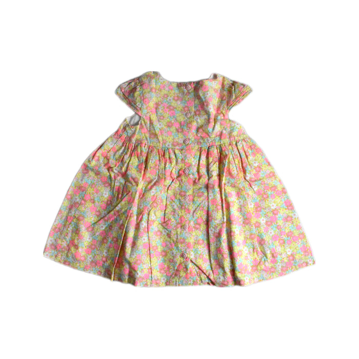 A Pink Sleeveless Dresses from DPAM in size 2T for girl. (Back View)