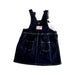 A Navy Overall Dresses from Petit Bateau in size 2T for girl. (Back View)