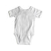 A White Short Sleeve Bodysuits from Petit Bateau in size 0-3M for girl. (Back View)
