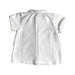 A White Short Sleeve Shirts from Cyrillus in size 3-6M for boy. (Back View)